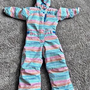 Roxy Multicolor Striped Snowsuit